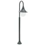 Farola de jardín aluminio verde oscuro E27 120 cm de vidaXL, Iluminación de exterior - Ref: Foro24-44218, Precio: 46,77 €, De...