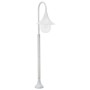Farola de jardín de aluminio blanca E27 120 cm de vidaXL, Iluminación de exterior - Ref: Foro24-44210, Precio: 48,58 €, Descu...