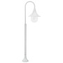 Farola de jardín de aluminio blanca E27 120 cm de vidaXL, Iluminación de exterior - Ref: Foro24-44210, Precio: 48,58 €, Descu...