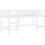 Cama alta niños con túnel madera pino blanco negro 90x200 cm de , Camas y somieres - Ref: Foro24-3206994, Precio: 231,05 €, D...