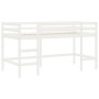 Cama alta niños con túnel madera pino blanco negro 90x200 cm de , Camas y somieres - Ref: Foro24-3206994, Precio: 219,95 €, D...