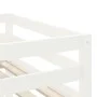 Cama alta niños con túnel madera pino blanco negro 90x200 cm de , Camas y somieres - Ref: Foro24-3206994, Precio: 231,05 €, D...