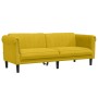 Juego de sofás 2 piezas terciopelo amarillo en Sofás | Comprar online en Foru.es