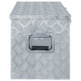 Caja de aluminio 110,5x38,5x40 cm plateada de vidaXL, Cajas de herramientas - Ref: Foro24-142941, Precio: 271,28 €, Descuento: %