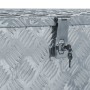 Caja de aluminio 110,5x38,5x40 cm plateada de vidaXL, Cajas de herramientas - Ref: Foro24-142941, Precio: 271,28 €, Descuento: %