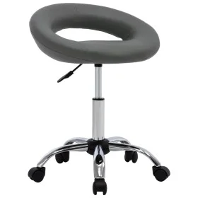 Silla de comedor giratoria de cuero sintética gris de , Sillas de comedor - Ref: Foro24-3085834, Precio: 71,10 €, Descuento: %
