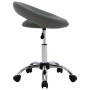 Silla de comedor giratoria de cuero sintética gris de , Sillas de comedor - Ref: Foro24-3085834, Precio: 74,45 €, Descuento: %