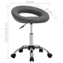 Silla de comedor giratoria de cuero sintética gris de , Sillas de comedor - Ref: Foro24-3085834, Precio: 74,45 €, Descuento: %