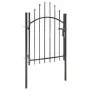 Schwarzes Gartentor aus Stahl 1x1,5 m von vidaXL, Gartentore - Ref: Foro24-143058, Preis: 120,50 €, Rabatt: %