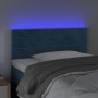 Cabecero con LED de terciopelo azul oscuro 90x5x78/88 cm de , Cabeceros y pies de cama - Ref: Foro24-3121792, Precio: 43,86 €...