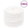 Cuerda de barco polipropileno blanco intenso 12 mm 100 m de , Sogas y cuerdas metálicas - Ref: Foro24-152566, Precio: 56,04 €...