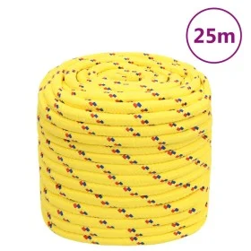 Cuerda de barco polipropileno amarillo 18 mm 25 m de , Sogas y cuerdas metálicas - Ref: Foro24-152629, Precio: 32,22 €, Descu...