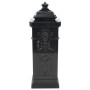 Buzón de columna de aluminio estilo vintage inoxidable negro de vidaXL, Buzones de correo - Ref: Foro24-43888, Precio: 333,27...