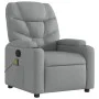 Sillón reclinable de masaje de tela gris claro de , Sillones - Ref: Foro24-372453, Precio: 213,84 €, Descuento: %