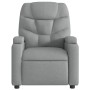 Sillón reclinable de masaje de tela gris claro de , Sillones - Ref: Foro24-372453, Precio: 217,10 €, Descuento: %