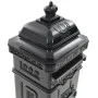 Vintage-style black stainless steel aluminum column mailbox by vidaXL, mailboxes - Ref: Foro24-43888, Price: 300,91 €, Discou...