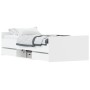 Estructura de cama con cabecero piecero blanca 90x190 cm de , Camas y somieres - Ref: Foro24-3203810, Precio: 187,72 €, Descu...