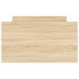 Estructura de cama con cabecero piecero roble Sonoma 90x190 cm de , Camas y somieres - Ref: Foro24-3203812, Precio: 194,97 €,...