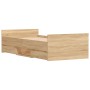 Estructura de cama con cabecero piecero roble Sonoma 90x190 cm de , Camas y somieres - Ref: Foro24-3203812, Precio: 194,97 €,...
