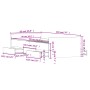 Estructura de cama con cabecero piecero roble Sonoma 90x190 cm de , Camas y somieres - Ref: Foro24-3203812, Precio: 194,97 €,...