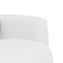 Sillón reclinable masaje con reposapiés cuero sintético blanco de , Sillones - Ref: Foro24-356518, Precio: 237,27 €, Descuent...