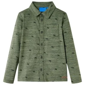 Camisa infantil caqui mezcla 140 de , Camisetas para niños - Ref: Foro24-13128, Precio: 10,96 €, Descuento: %