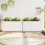 Jardineras de exterior 2 unidades madera maciza de pino blanco de , Maceteros y jardineras - Ref: Foro24-837462, Precio: 187,...