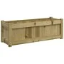 Jardinera de madera de pino impregnada 90x31x31 cm de , Maceteros y jardineras - Ref: Foro24-837457, Precio: 60,40 €, Descuen...