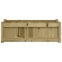 Jardinera de madera de pino impregnada 90x31x31 cm de , Maceteros y jardineras - Ref: Foro24-837457, Precio: 60,40 €, Descuen...