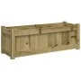 Jardinera de madera de pino impregnada 90x31x31 cm de , Maceteros y jardineras - Ref: Foro24-837457, Precio: 60,40 €, Descuen...