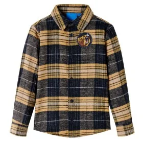Camisa infantil de cuadros amarillo y negro 92 de , Camisetas para niños - Ref: Foro24-13418, Precio: 11,22 €, Descuento: %