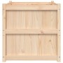Jardinera de madera maciza de pino 70x70x70 cm de , Maceteros y jardineras - Ref: Foro24-837434, Precio: 92,43 €, Descuento: %