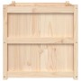 Jardinera de madera maciza de pino 70x70x70 cm de , Maceteros y jardineras - Ref: Foro24-837434, Precio: 92,43 €, Descuento: %