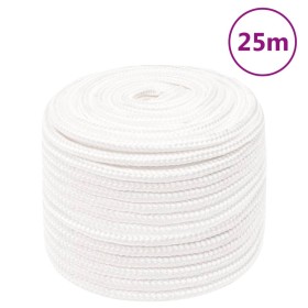 Cuerda de barco polipropileno blanco intenso 14 mm 25 m de , Sogas y cuerdas metálicas - Ref: Foro24-152568, Precio: 21,96 €,...