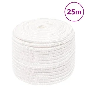 Cuerda de barco polipropileno blanco intenso 14 mm 25 m de , Sogas y cuerdas metálicas - Ref: Foro24-152568, Precio: 21,57 €,...