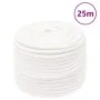 Cuerda de barco polipropileno blanco intenso 14 mm 25 m de , Sogas y cuerdas metálicas - Ref: Foro24-152568, Precio: 21,57 €,...