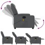 Sillón de masaje reclinable cuero sintético gris de , Sillones - Ref: Foro24-372399, Precio: 241,18 €, Descuento: %