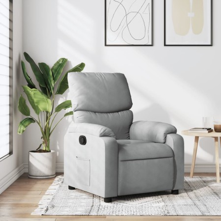 Sillón reclinable de tela gris claro de , Sillones - Ref: Foro24-373410, Precio: 210,10 €, Descuento: %