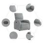 Hellgrauer Stoffsessel von , Sessel - Ref: Foro24-373410, Preis: 219,99 €, Rabatt: %
