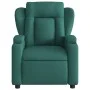 Dark Green Fabric Reclining Massage Chair by , Armchairs - Ref: Foro24-372421, Price: 258,84 €, Discount: %