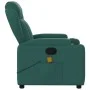 Dark Green Fabric Reclining Massage Chair by , Armchairs - Ref: Foro24-372421, Price: 258,84 €, Discount: %