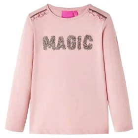 Camiseta infantil de manga larga rosa claro 104 de , Camisetas para niños - Ref: Foro24-14270, Precio: 8,77 €, Descuento: %