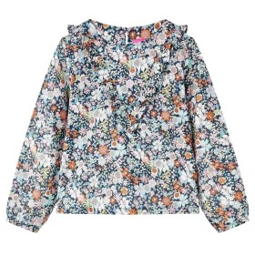 Camisa infantil de manga larga azul oscuro 128 de , Camisetas para niños - Ref: Foro24-14377, Precio: 9,17 €, Descuento: %