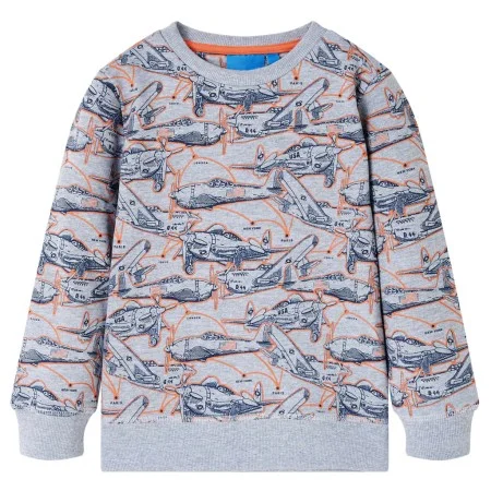 Sudadera infantil gris mélange 92 de , Camisetas para niños - Ref: Foro24-13164, Precio: 11,82 €, Descuento: %