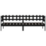 Sofá cama de madera maciza de pino negro 80x200 cm de , Camas y somieres - Ref: Foro24-840378, Precio: 97,57 €, Descuento: %