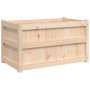 Jardinera de madera maciza de pino 90x50x50 cm de , Maceteros y jardineras - Ref: Foro24-837459, Precio: 70,57 €, Descuento: %