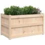 Jardinera de madera maciza de pino 90x50x50 cm de , Maceteros y jardineras - Ref: Foro24-837459, Precio: 69,91 €, Descuento: %