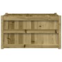 Jardinera de madera de pino impregnada 90x50x50 cm de , Maceteros y jardineras - Ref: Foro24-837467, Precio: 84,40 €, Descuen...