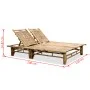 2 person bamboo lounger by vidaXL, Loungers - Ref: Foro24-43715, Price: 279,56 €, Discount: %