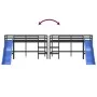Cama alta de niños con tobogán madera maciza negra 90x190 cm de , Camas y somieres - Ref: Foro24-835912, Precio: 187,85 €, De...